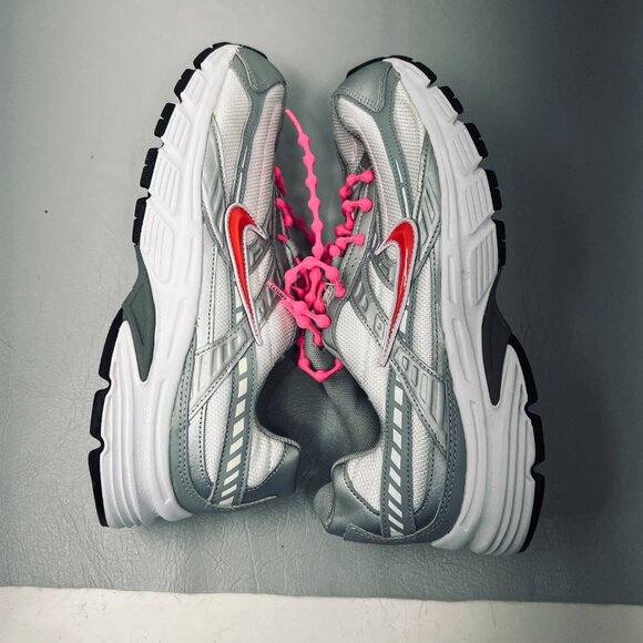 Nike Initiator Shoes Womens‎ Size 8.5 Silver Gray Pink Running 395663 101 - Picture 6 of 9